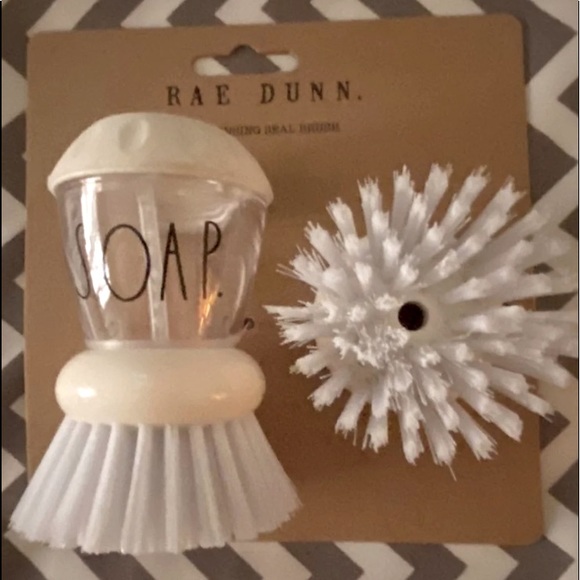 Rae Dunn soap scrub brush